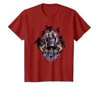 Avengers Endgame Warlord Thanos Camiseta, Niños, Arándano, 10 años