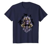 Avengers Endgame Warlord Thanos Camiseta, Niños, Azul Marino, 10 años