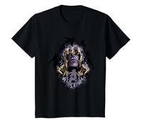 Avengers Endgame Warlord Thanos Camiseta, Niños, Negro, 2 años