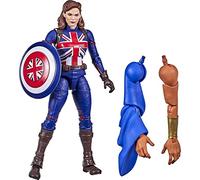 Avengers - Figura de acción de Agente Carter de Marvel de 15 cm de Marvel Legends Series, Incluye diseño Premium, 1 Accesorio y 2 Piezas de Build-a-Figure