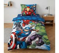 Avengers Funda Nórdica Cama 90 140x200 + Funda Almohada 65x65 100% Algodón