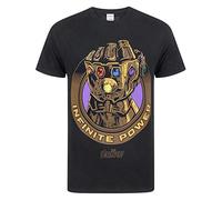 Avengers Infinity War Adultos Camiseta Marvel Thanos guantelete de los Hombres