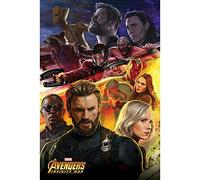 Avengers: Infinity War Póster de Capitán América, papel multicolor, 61 x 91,5 cm