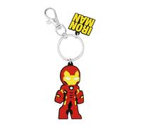 Avengers Iron Man Cartoon Silicona Rojo y Amarillo Charm Llavero GH00333RL.PH, Red, Talla única, Dibujos