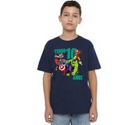 Avengers Marvel Thor Hulk Captain America Iron Man Birthday 10 (Spanish) Boys T Shirt, Navy, 12-13 Años Unisex Kids