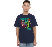 Avengers Marvel Thor Hulk Captain America Iron Man Birthday 12 (Spanish) Boys T Shirt, Navy, 3-4 Años Unisex Kids