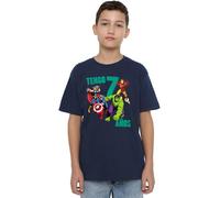 Avengers Marvel Thor Hulk Captain America Iron Man Birthday 7 (Spanish) Boys T Shirt, Navy, 3-4 años Unisex Kids