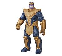 Avengers Marvel Titan Hero Series Blast Gear Deluxe Thanos Action Figure,Toy, Inspired byMarvel Comics, For Children Aged 4 and Up,Blue, 30-cm