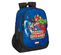 Mochila Escolar AVENGERS Mighty, Grande 44 cm. Adaptable