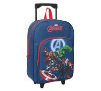 AVENGERS - Mochila Infantil con Carro Compacto, Ideal para Niños de Diferentes Edades, Cómoda y Versátil, Calidad y Resistencia, 33x43x15 cm