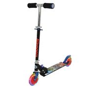 Avengers - Patinete Infantil para niñas y niños, Plegable en línea, de 2 Ruedas, Scooter para niños y niñas, Patinete Ajustable con luz Morada, Ruedas de Patinete de Dos Ruedas iluminadas, 58 x 30 x