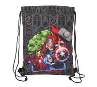 Safta Mochila saco plano AVENGERS VENDETTA – Junior, cómoda y resistente 26x34 cm