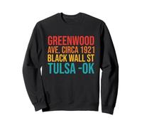 Avenida Greenwood. Alrededor de 1921 Black Wall St, Tulsa, Oklahoma. Sudadera