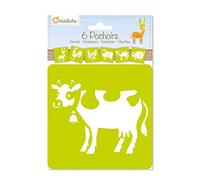 Avenida Mandarina, verde, 14.5 x 14.5 cms