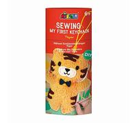 Avenir 6301637 Kit de costura DIY, llavero de tigre, kit de manualidades para niños, kit creativo, a partir de 6 años