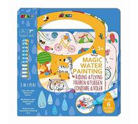 Avenir 6301779 Juego para colorear Conducir y volar, 3 en 1 Creativo Set con juegos, pegatinas e imágenes para colorear, DIY, bloque de actividades para niños a partir de 3 años