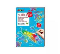 Avenir: Libro de mini imágenes para raspar - Aviones