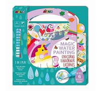 Avenir Pintura al agua mágica, pintura acuática temática de unicornio, incluye calcomanías, colorear y bolígrafo mágico de agua, actividades para niños a partir de 3 años