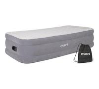 AVENLI Cama de aire autoinflable, 191 x 99 x 46 cm, color gris, para 1 persona, colchón hinchable con bomba integrada, cómoda cama de invitados y de viaje, cama de aire estable, colchón de aire
