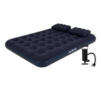 AVENLI Cama Hinchable Colchón Juego de Campamento con 2 Almohadas y Bomba 2 plazas 191x137x22cm Cama de Invitados Superficie de Descanso Suave y Aterciopelada para Camping y hogar