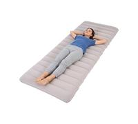 AVENLI Colchón de aire para 1 persona, 183 x 71 x 12 cm, colchón hinchable para invitados, superficie de descanso suave con superficie flocada, cama de viaje para camping y hogar