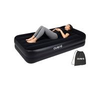 AVENLI Colchón Hinchable autohinchable Twin-Size 195x96x46 cm, 1 Persona, I-Beam, autohinchable, hasta 150 kg, Negro, Camping Cama supletoria Exterior