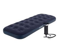 AVENLI Colchón hinchable de camping 191 x 73 x 22 cm para 1 persona, cama de invitados con superficie flocada y bomba de mano externa, colchón de aire plegable como colchón para dormir para viajes y