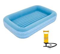 AVENLI Colchón hinchable para 1 niño, 172 x 112 x 30 cm, colchón inflable, cama de invitados, superficie de descanso suave con superficie flocada, cama de viaje para camping y hogar