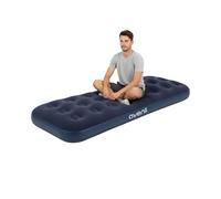 AVENLI Colchón Hinchable Single-Size 191x73x22 cm, 1 Persona, Coil-Beam, Flocado Hinchable, hasta 150 kg, Azul, Camping Cama supletoria Exterior - colchón Hinchable para 1 Persona
