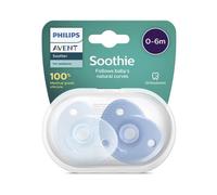 Avent Chupete Silicona Soothies 0-6 Meses Azul 2uds