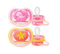 Avent Chupete Ultra Air Decor 6-18 Niña - Irritación Bucal
