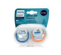 Avent Chupete Ultra Air Happy 0-6m 2 und - Desarrollo Oral Natural