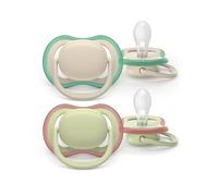 Avent - Juego de 2 chupetes ultra Air 6-18 meses