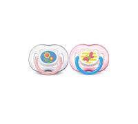 Avent Pack Chupetes Freeflow Flor y Mariposa +18 M 2 uds