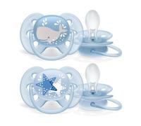 Avent Pack Chupetes Ultra Soft Ballena y Estrella 2uds