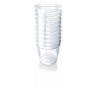 Avent Recipiente VIA Leche Materna 180 ml 10 Vasos - Almacena y Transporta Herméticamente