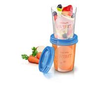 Avent Recipientes VIA Leche Materna 180 ml 5 Vasos - Almacena y Transporta Herméticamente