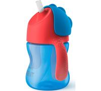 Avent Vasito con Pajita Azul +9m 210ml