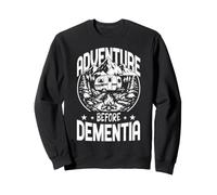 Aventura Antes de la concienciación de la Demencia Retro Camping Sudadera
