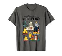 Aventura Costera náutica en Rhode Island Camiseta