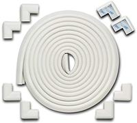 Aventura Cove ¨ borde + esquinas Extra Pure, extra denso, extra largo òsafe edgeª y esquina cushionó - valor pack; Premium childproofing Edge Corner guard - Child Safety Home Safety Furniture and Table Edge Corner Protectors blanco Oyster Talla:18ft Edge + 8 Corners