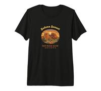 Aventura de Campamento al Atardecer en Red Rock en Sedona, Arizona Camiseta Premium