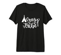 Aventura de Campamento en Crazy Tribe Camiseta Premium