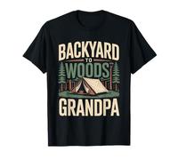 Aventura de Campamento para Abuelo en el Patio Trasero a Camiseta