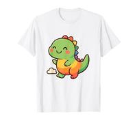 Aventura de Dinosaurio arcoíris. Lindo Dinosaurio Kawaii Camiseta