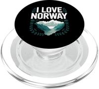 Aventura de Fiordos de Las Montañas de Noruega PopSockets PopGrip para MagSafe