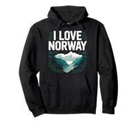 Aventura de Fiordos de Las Montañas de Noruega Sudadera con Capucha
