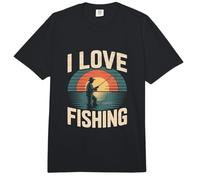 Aventura de Pescador I Love Fishing Sunset Comfort Colors Adult Heavyweight T-Shirt