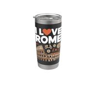 Aventura de viaje I Love Roma Coliseo Vaso térmico de acero inoxidable de doble pared