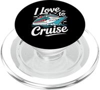 Aventura de viaje náutico I Love To Cruise PopSockets PopGrip para MagSafe